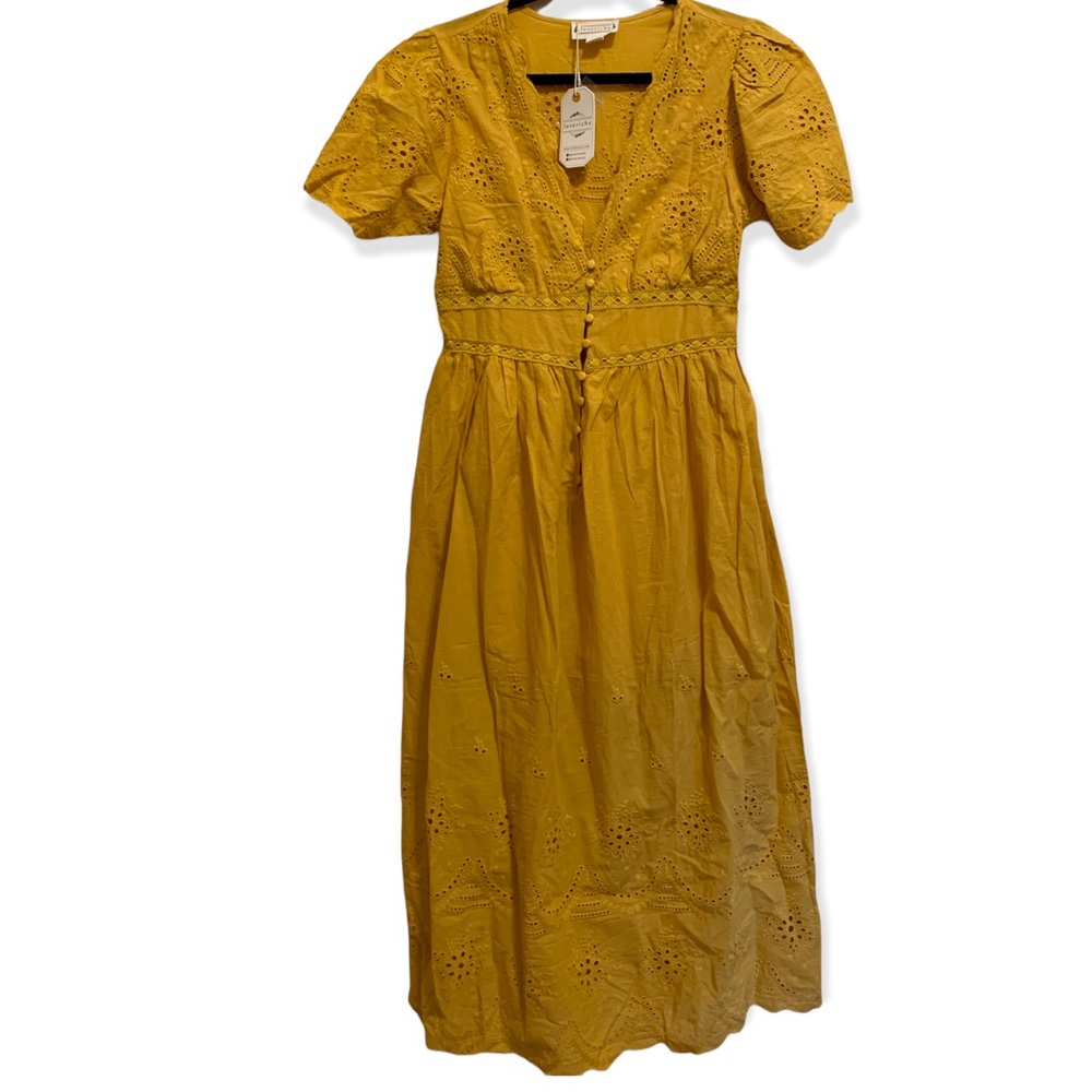 Love Riche Mustard Dress